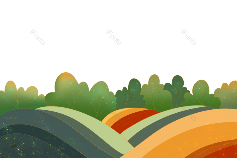 边框图片,装饰元素,素材PNG,草坪免抠素材